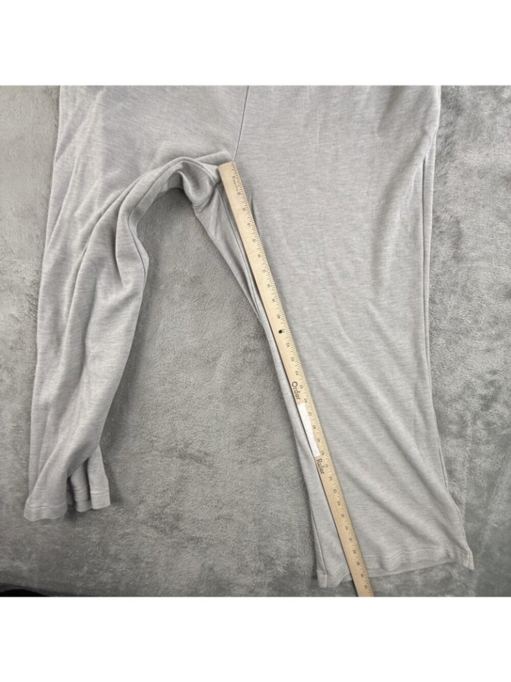 Lauren Ralph Lauren Knit Dress Pants Womens 2X Gray Straight Leg Relaxed Fit - Picture 11 of 16